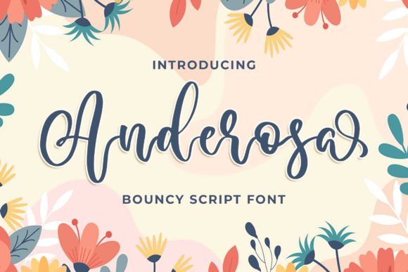 Anderosa: A Script Font for Creative Campaigns