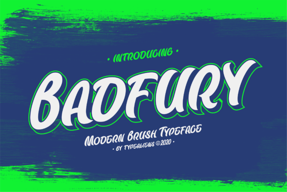 Badfury Font: Elegant Handwritten Style