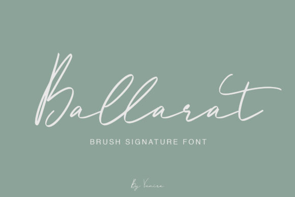 Ballarat: A Handwritten Font for Business