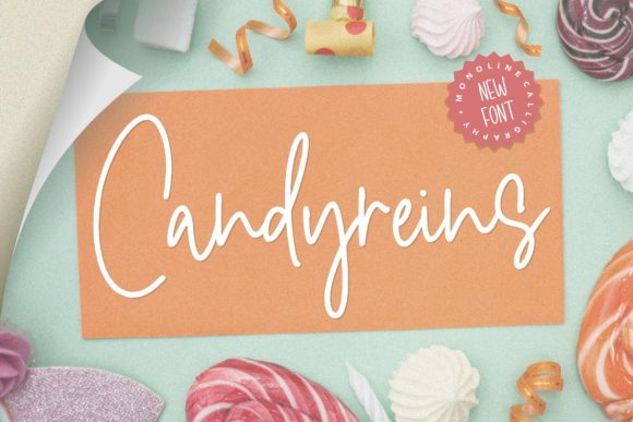 Candyreins: A Sweet Handwritten Font