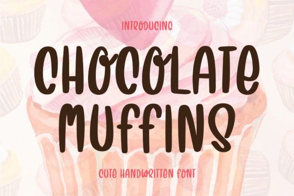 Chocolate Muffins Font for Business