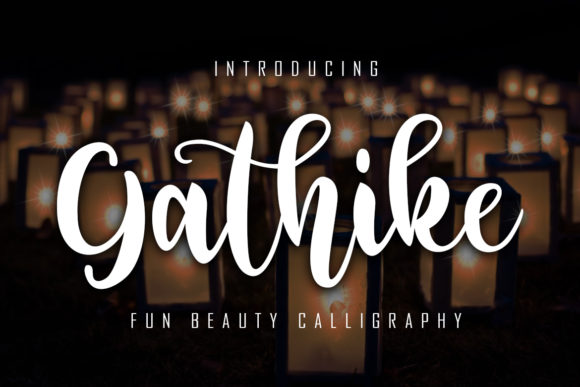 Gathike: A Bold Handwritten Font for Web Design