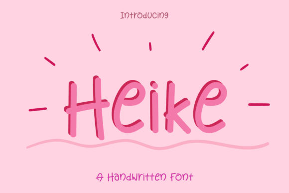 Heike: A Fun Handwritten Font