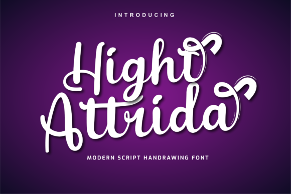 Hight Attrida: A Script Font for Creative Campaigns