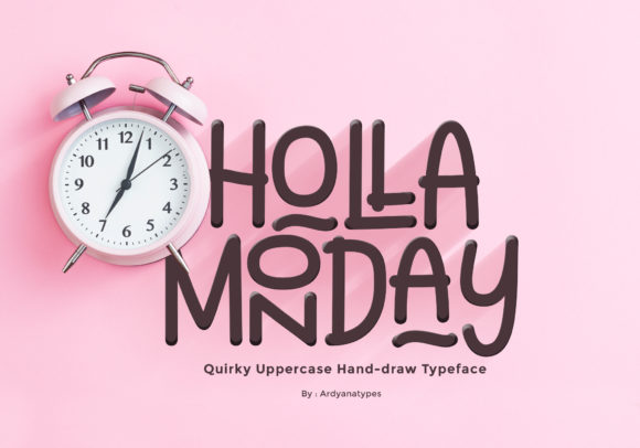 Holla Monday: A Handwritten Font for Creative Expression