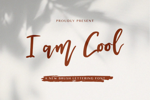 I Am Cool Font: Elegant Script for Editorial Design