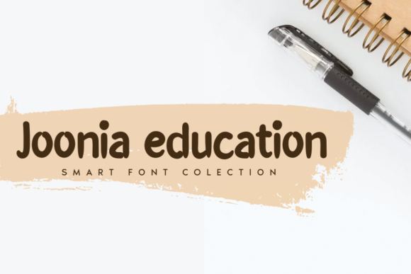 Joonia Education: A Handwritten Font for Creative Projects