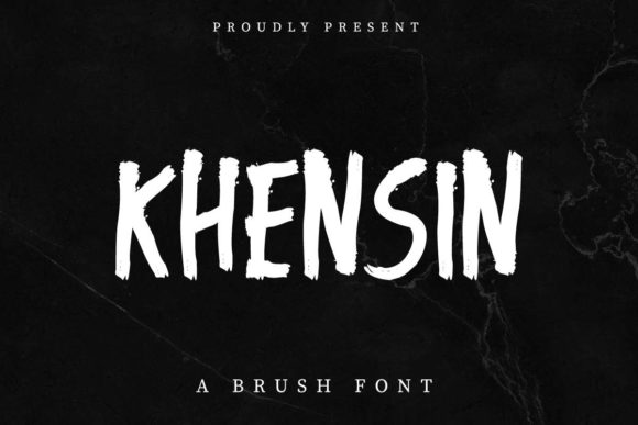 Khensin: A Bold Handwritten Font for Web Design