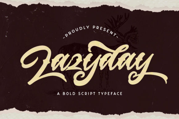 Lazyday: A Handwritten Font for Creative Campaigns