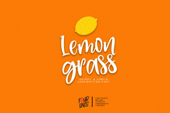 Lemon Grass Font for Business