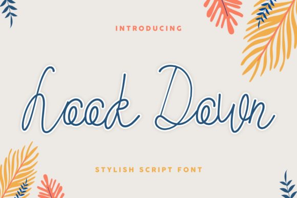 Look Down: A Delicate Handwritten Font