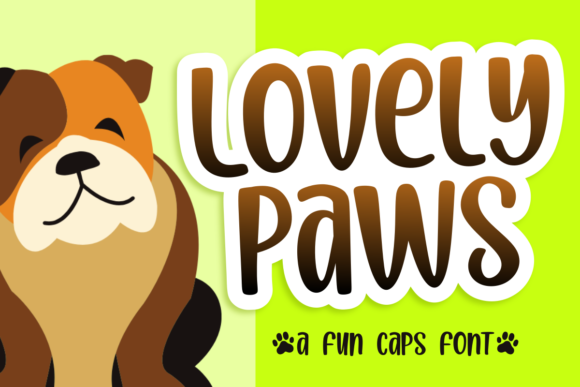 Lovely Paws Font for Web Design