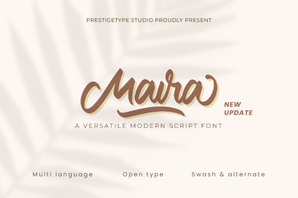Maira: A Stylish Font for Business Branding
