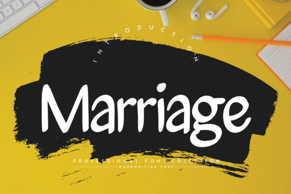 Marriage Font: A Handwritten Touch for Web Design