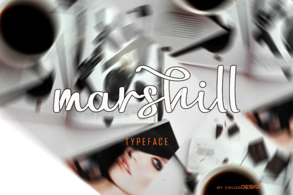 Marshill: A Flowing Handwritten Font