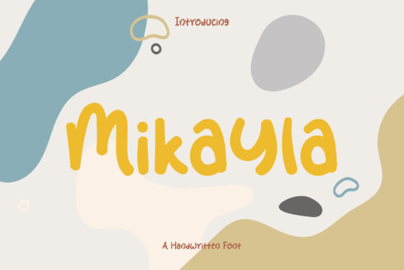 Mikayla: A Handwritten Font for Web Design