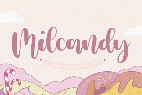 Milcandy Font: Elegant Handwritten Style