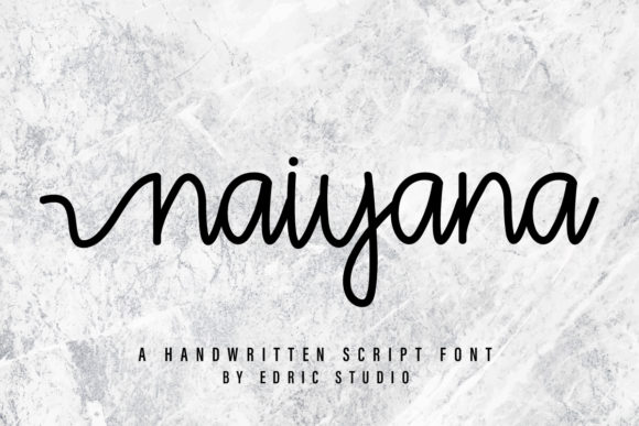 Naiyana: A Flowing Script for Web Design