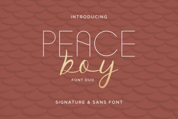 Peace Boy Font: A Creative Choice