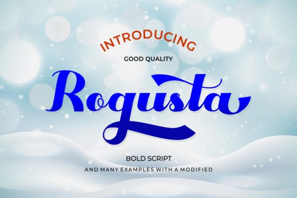 Rogusta: A Vintage Script Font