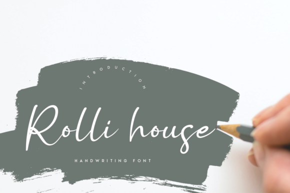 Rolli House Font: Elegant Script for Editorial Design