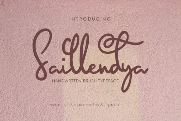 Saillendya: A Graceful Script Font