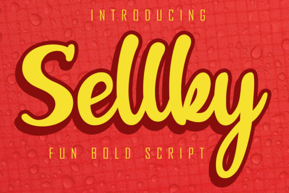 Sellky: A Bold Handwritten Font for Creative Projects