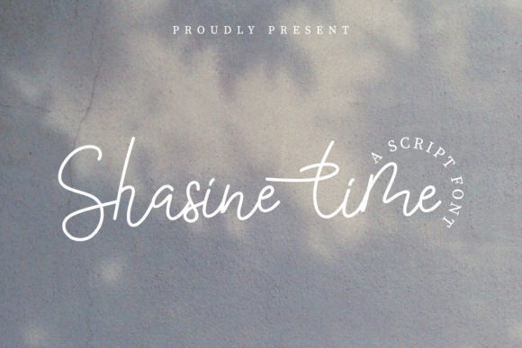 Shasine Time: A Font for Creative Campaigns
