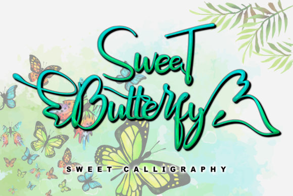 Sweet Butterfly Font for Web Design