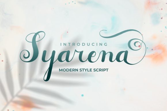 Syarena: Elegant Handwritten Font