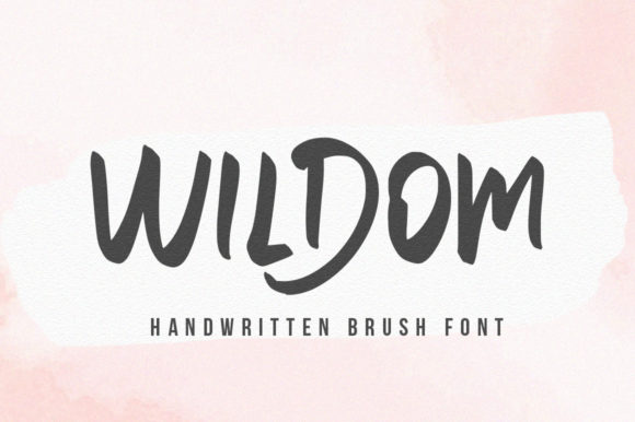 Wildom: A Handwritten Font for Elegant Design